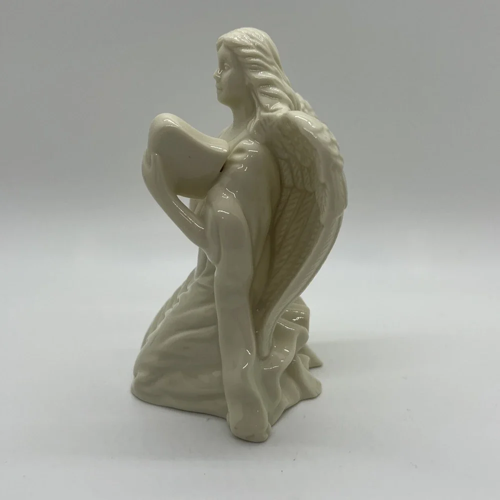 Lenox‎ Guardian Angel Playing Harp Porcelain Figurine 4 1/2